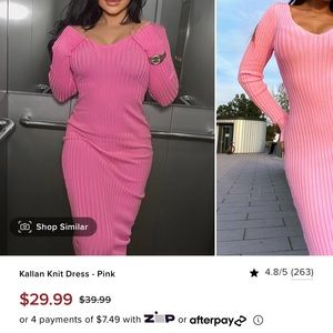 Fashion Nova Kallan Knit Dress